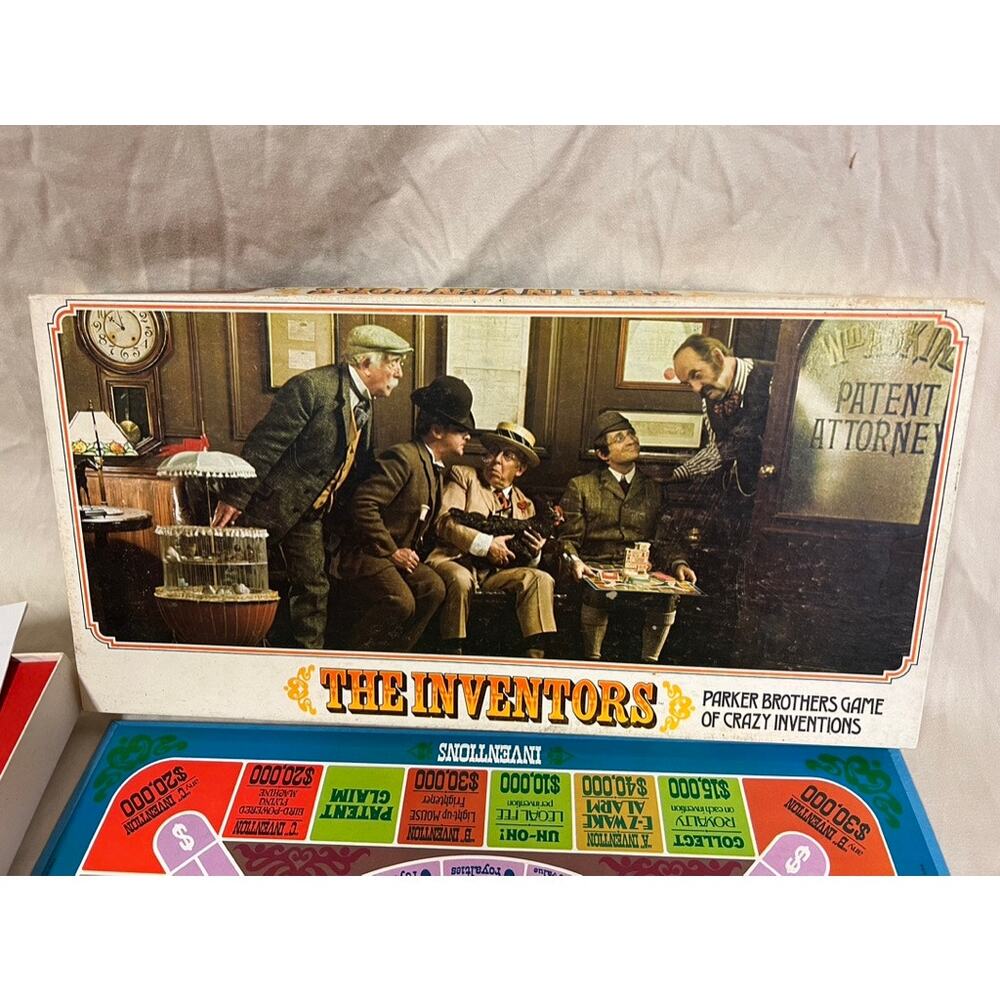 The Inventors Board Game 1974 Vintage